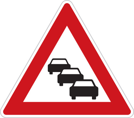 Dopravní značka - A23 - Kolona