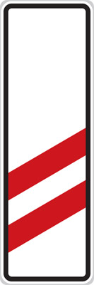 Dopravní značka - A31b - Návěstní deska (160m)